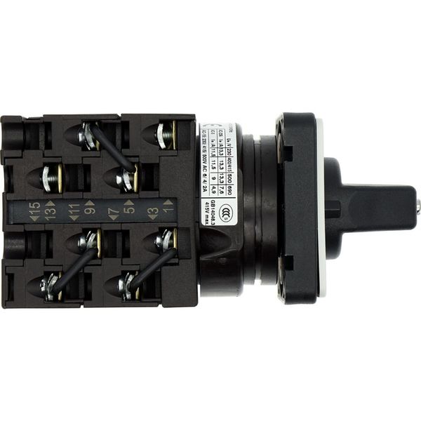 Multi-speed switches, T0, 20 A, flush mounting, 4 contact unit(s), Contacts: 8, 60 °, maintained, With 0 (Off) position, 1-0-2, Design number 8441 image 18