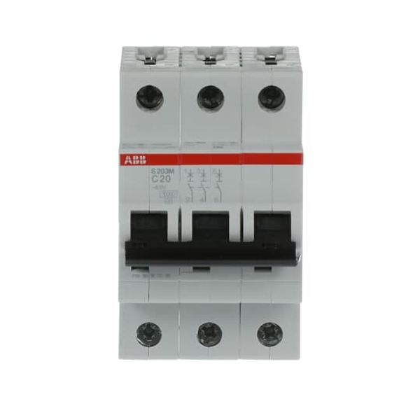 S203M-B20 Miniature Circuit Breaker - 3P - B - 20 A image 5