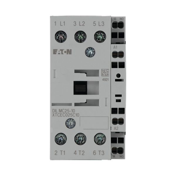 Contactor, 3 pole, 380 V 400 V 11 kW, 1 N/O, 230 V 50/60 Hz, AC operation, Spring-loaded terminals image 14