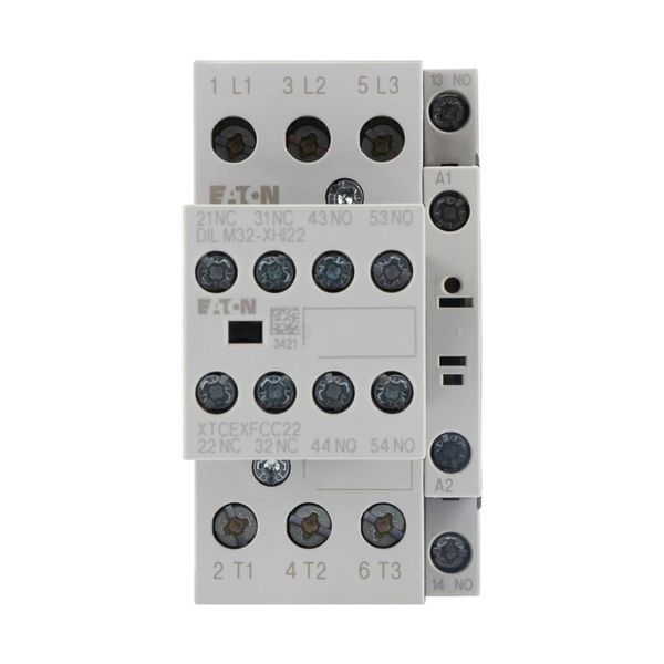 Contactor, 380 V 400 V 11 kW, 3 N/O, 2 NC, 230 V 50 Hz, 240 V 60 Hz, AC operation, Screw terminals image 7