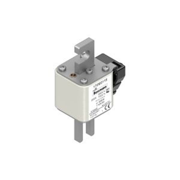 Fuse-link, high speed, 200 A, AC 690 V, compact size 1, 43 x 60 x 110 mm, aR, DIN, IEC, single indicator image 8