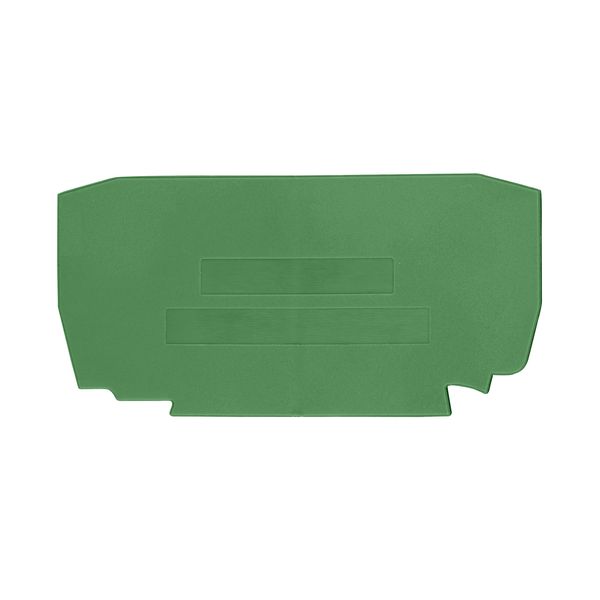 End plate for spring clamp terminal YBK 4 T green image 1