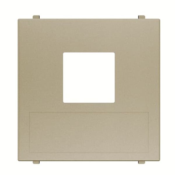 N2216.1 CV Cover plate Data connection Champagne - Zenit image 1