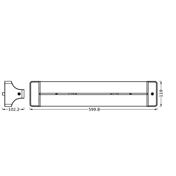 Office Line Double Rotatable 0.6M 24W 840 image 67