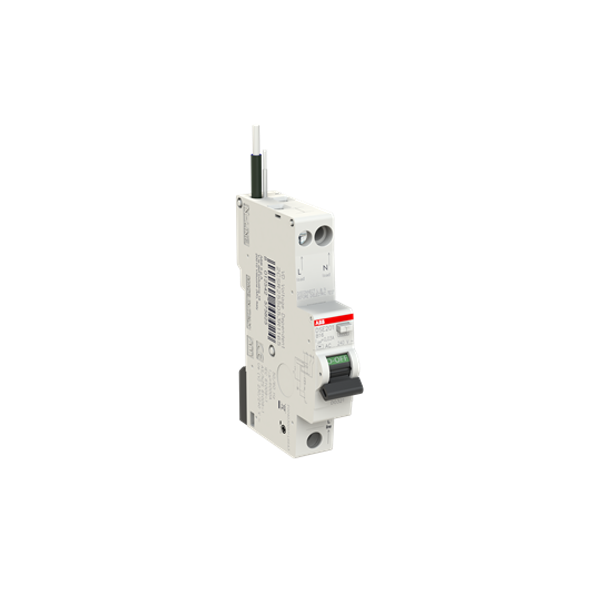 DSE201 B16 AC30 - N Black Residual Current Circuit Breaker with Overcurrent Protection image 2