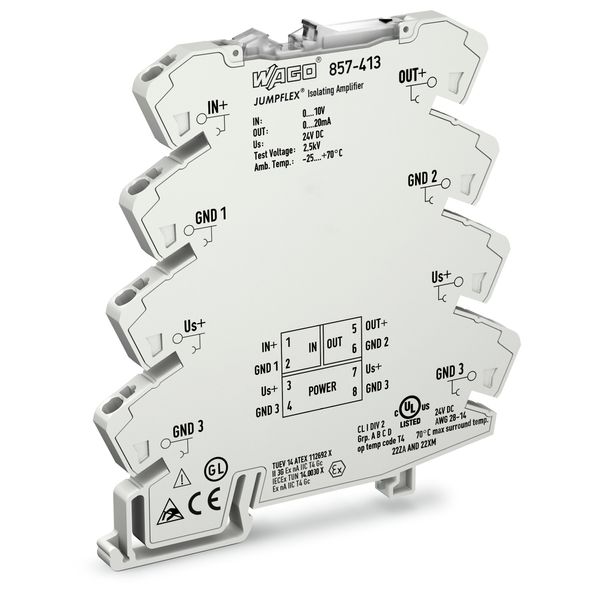 Isolation amplifier Voltage input signal Current output signal image 1