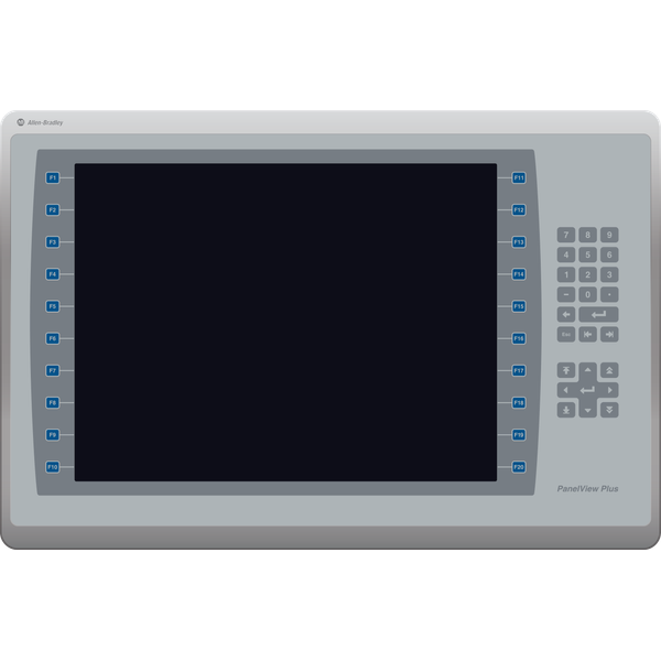 Operator Interface, 15" Color, Touch Screen, Key Pad, 24VDC image 1
