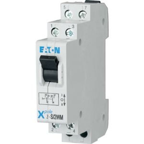 Two way switchp22 CO, 16A, 230 V, 20kA image 2