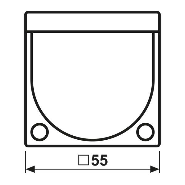 Centre plate with knob room thermostat A1749BFAL image 8