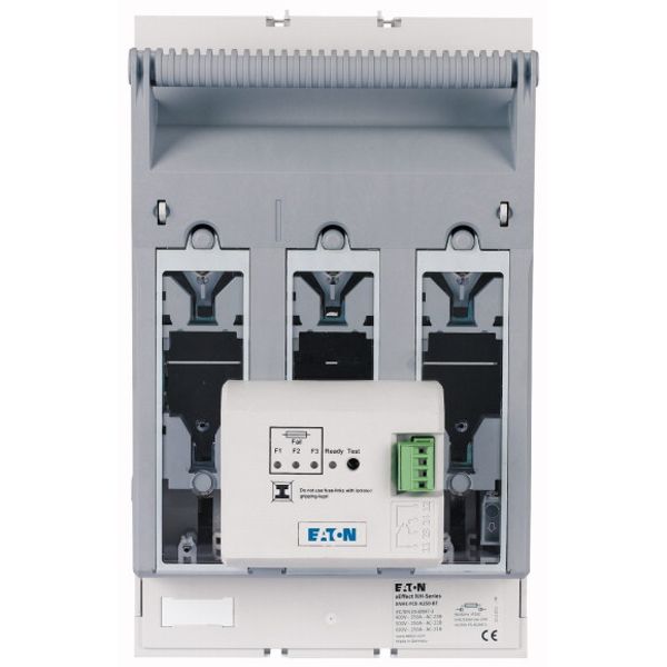 NH fuse-switch 3p box terminal 35 - 150 mm², mounting plate, electronic fuse monitoring, NH1 image 2