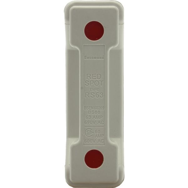 Fuse-holder, low voltage, 63 A, AC 690 V, BS88/A3, 1P, BS image 2