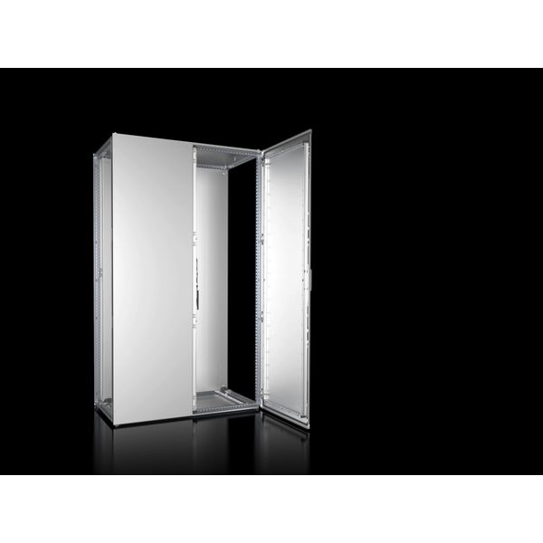 VX Baying enclosure system, WHD: 1200x2000x600 mm, stainless steel, two doors image 5