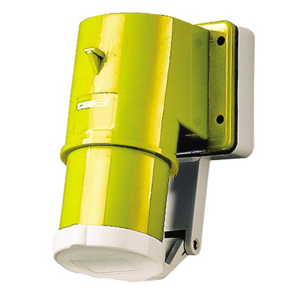 Panel mounted inlet, 32A5p4h110V, IP44 image 2