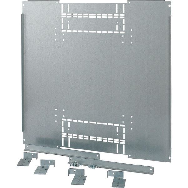 Mounting plate, NZM4, 3/4p, withdrawable unit, W=800mm image 2