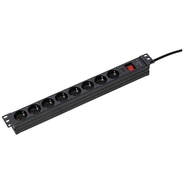 Power strip 19 inches 
with shutter 
with switch
s image 1