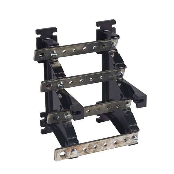 Power distribution block - stepped for lugs - 250 A - 4 bars 25 x 4 mm image 2
