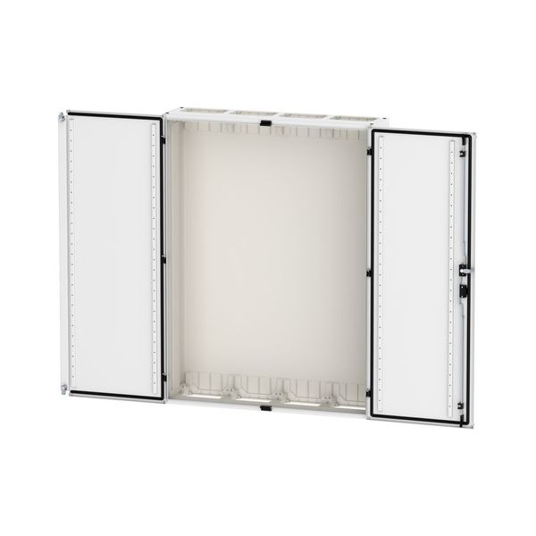 Wall-mounted enclosure EMC2 empty, IP55, protection class II, HxWxD=1400x1050x270mm, white (RAL 9016) image 8