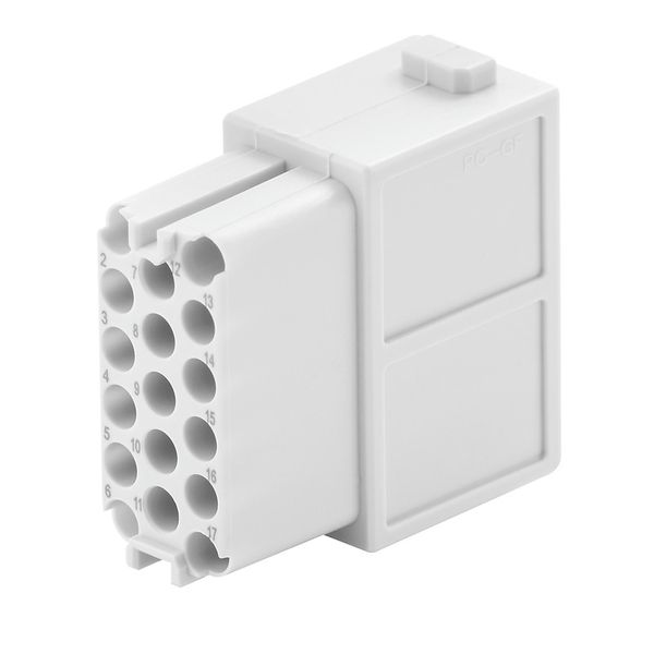 Module insert for industrial connector, Series: ModuPlug, Crimp connec image 1