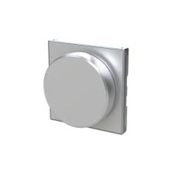 8560.2 PL Cover plate with rotatory knob for dimmer - Silver for Dimmer Turn button Silver - Sky Niessen image 1