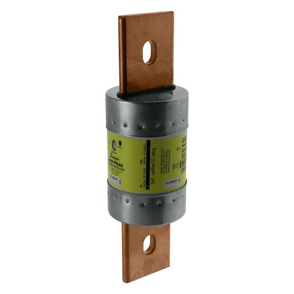 Eaton Bussmann Series LPJ Fuse,LPJ Low Peak,Current-limiting,time delay,300 A,600 Vac,300 Vdc,300000A at 600Vac,100kAIC Vdc,Class J,10s at 500%,Dual element,Bolted blade end X bolted blade end connection,2.11 in dia.,Indicating image 11