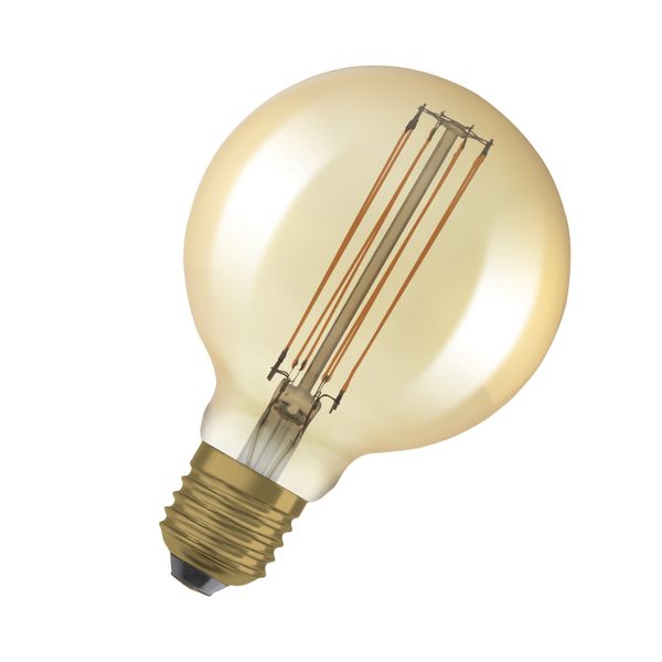 Vintage 1906 LED CLASSIC SLIM FILAMENT Globe DIMMABLE 8.8W 822 Gold E2 image 7