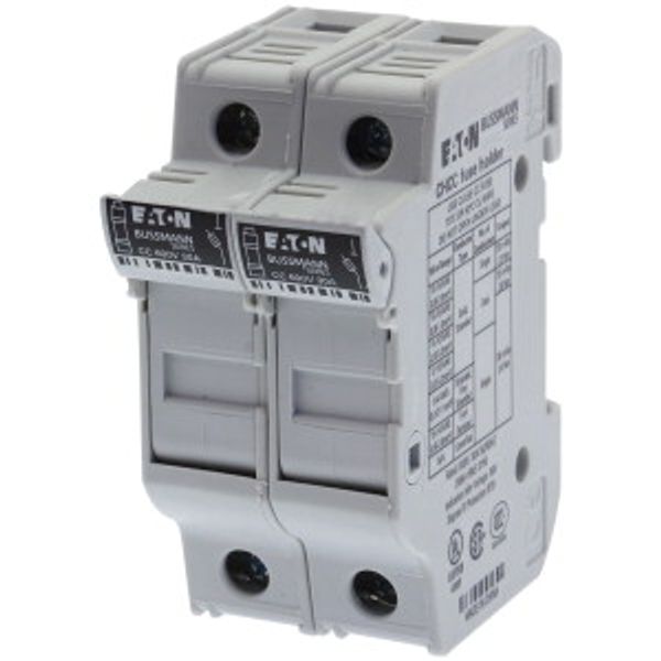 Fuse-holder, LV, 30 A, AC 600 V, 10 x 38 mm, CC, 2P, UL, DIN rail mount image 28