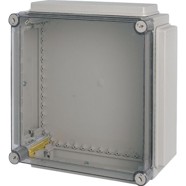 Insulated enclosure, top+bottom open, HxWxD=421x421x175mm, NA type image 3