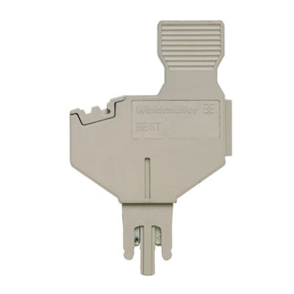 Plug (terminal), 250 V, 1 A, beige image 2