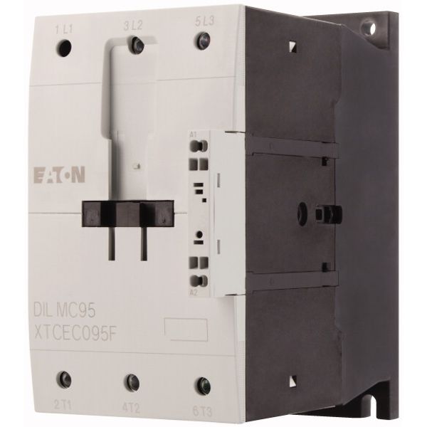 Contactor, 3 pole, 380 V 400 V 45 kW, RDC 24: 24 - 27 V DC, DC operation, Spring-loaded terminals image 3