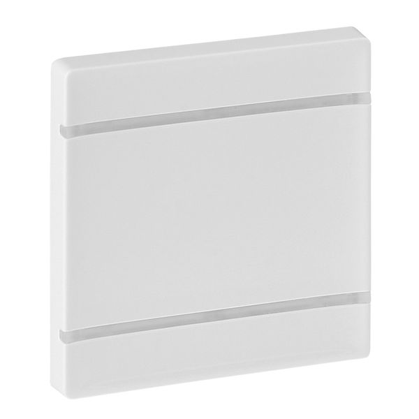 Cover plate Valena Life - without marking - 2 modules - white image 1