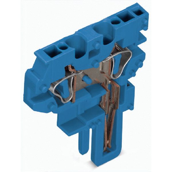 End module for 2-conductor female connector CAGE CLAMP® 4 mm² blue image 1