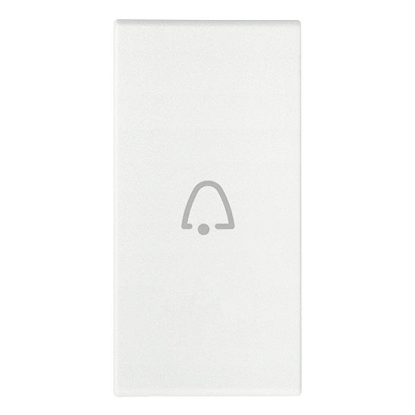 Axial button 1M bell symbol white image 1