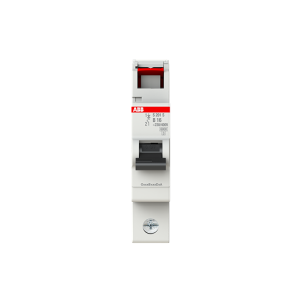 S201-D1NA Miniature Circuit Breaker - 1+NP - D - 1 A image 3