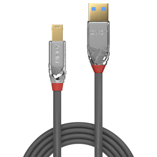 2m USB 3.2 Type A to B Cable, 5Gbps, Cromo Line USB Type A Male to B Male image 2