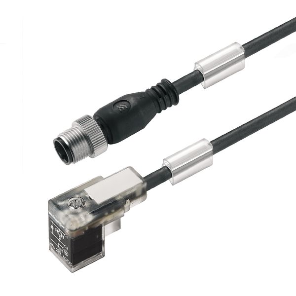 Valve cable (assembled), Straight plug - valve plug, DIN design C (8 m image 3