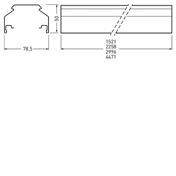 Lichtbänder - Tragprofile 765... E-Line Next Fix Aluminium 0 IP64 7266000 image 2