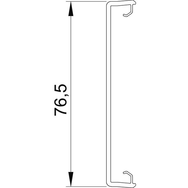 GK-OTGLGR Cover smooth 80x2000mm image 2