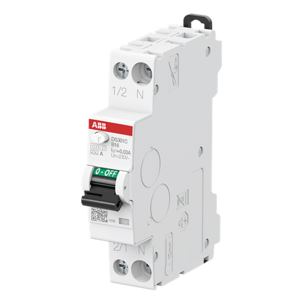 DS301C B16 A30 Residual Current Circuit Breaker with Overcurrent Protection image 1