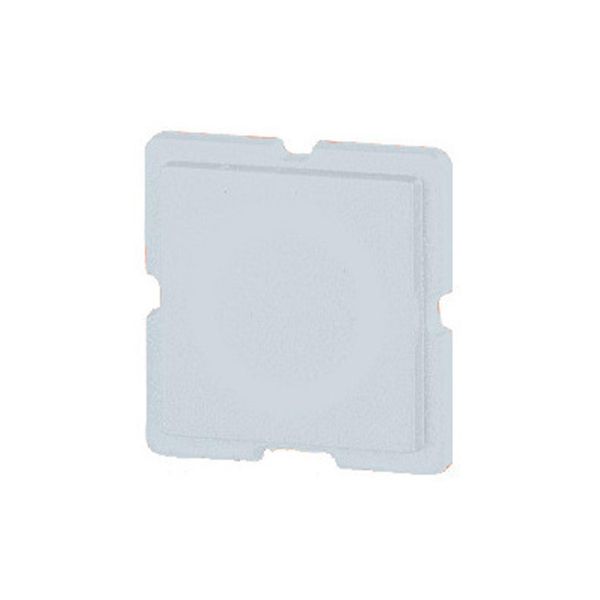 Button plate, 18 x 18 mm, white image 2