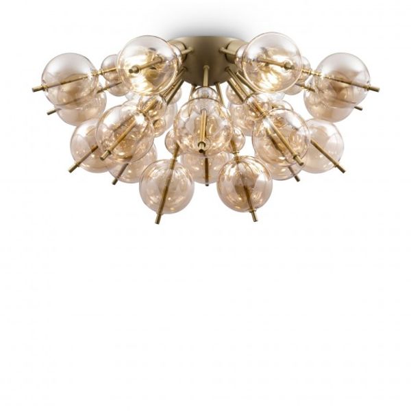 Modern Bolla Ceiling Lamp Brass image 3