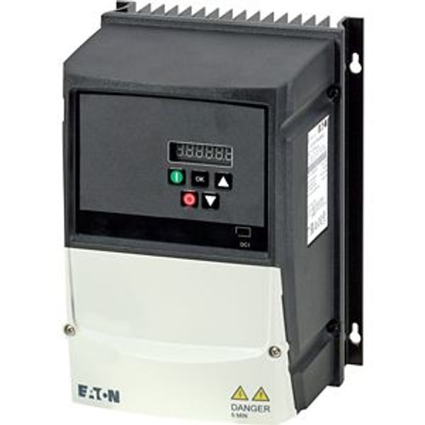 Variable frequency drive, 115 V AC, single-phase, 5.8 A, 1.1 kW, IP66/NEMA 4X, Brake chopper, 7-digital display assembly, Additional PCB protection, U image 13