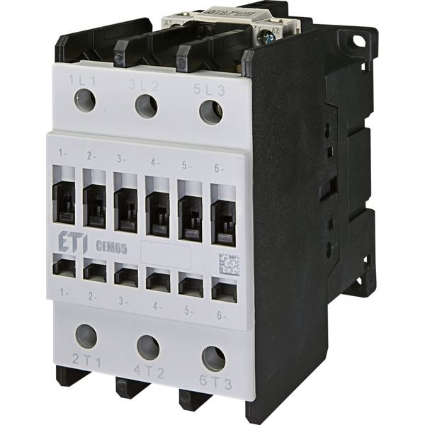 Motor contactor, CEM65.11-230V-50/60Hz image 1