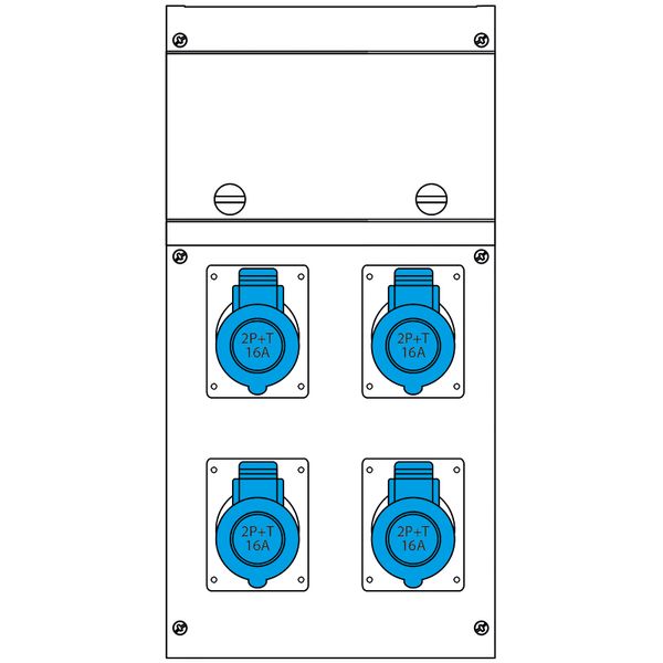 FLUSH-MNT.SOCKET 63A 2P+E 6h IP44/IP54 image 6