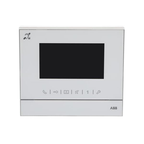 M22313-W-02 4.3" Video hands-free indoor station with induction loop,White image 2