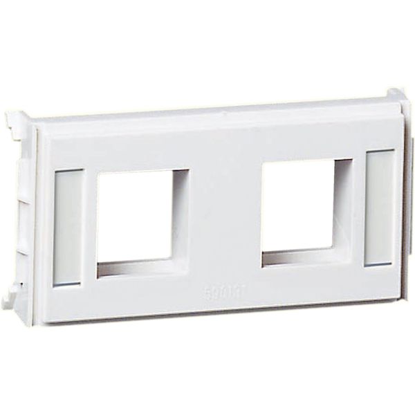 Optiline 50 - CYB mounting plate - 2xR&M - white image 4