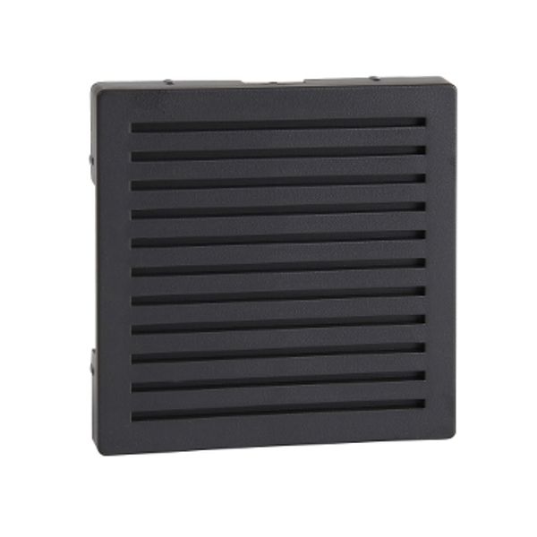 Central plate for acoustic signal generators, anthracite, System M image 2