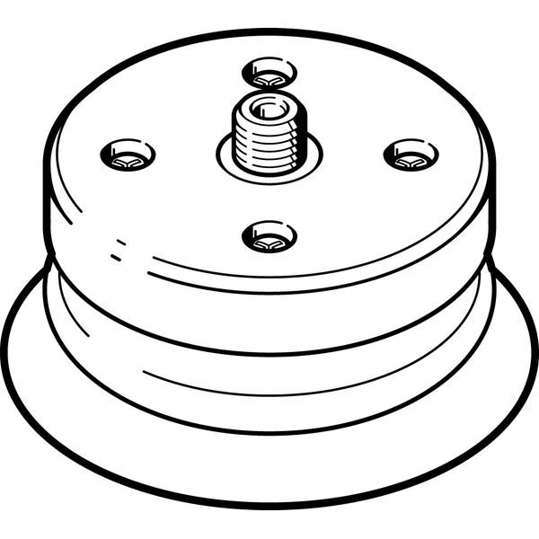 ESS-80-BN Vacuum suction cup image 1