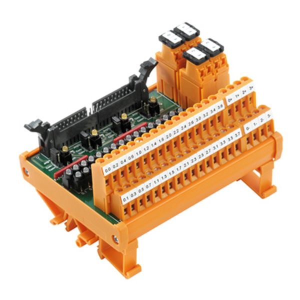 Interface module with terminal, connector, built-in image 1