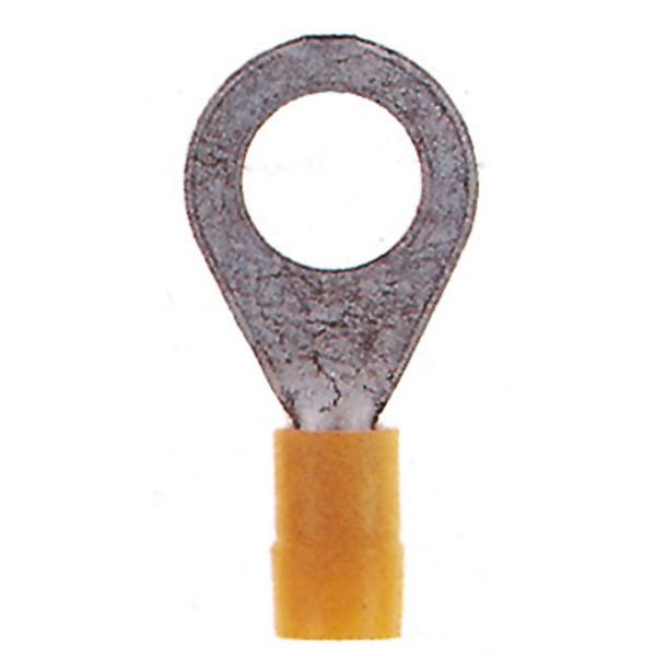 Insulated ring connector terminal M5 yellow, 4-6mmý image 1