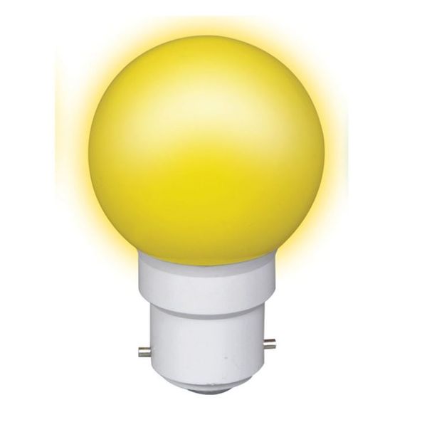 LED Bulb B22 0.5W YELLOW 0026884 Sylvania image 1